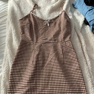 plaid Urban Outfitters dress